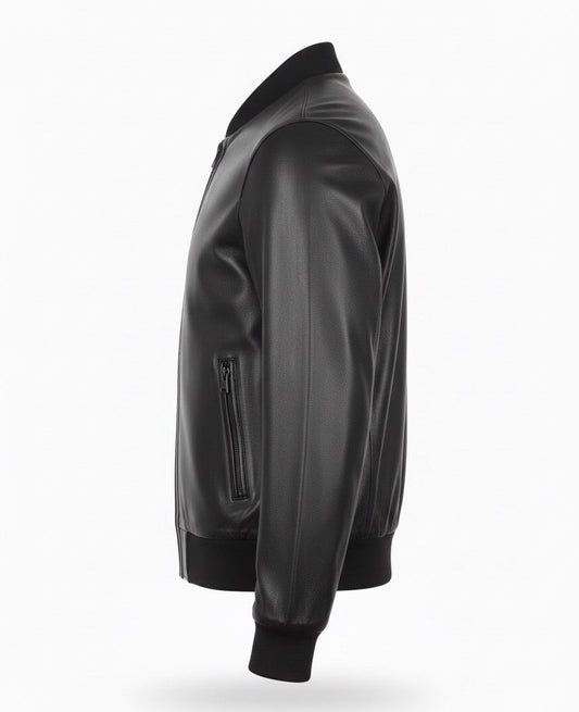 Lantern – Veste homme en cuir lisse brillant | Modèle 2026