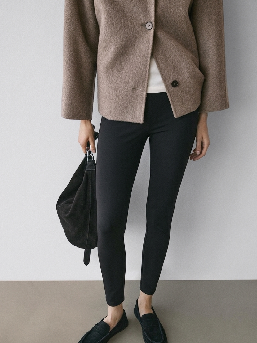 Legging en cuir premium femme