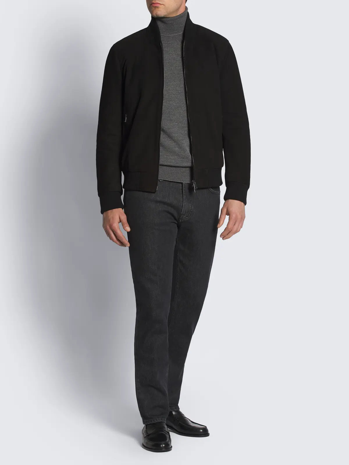 Cristian – Blouson homme en daim | Élégant & Sportif | 100 % cuir véritable