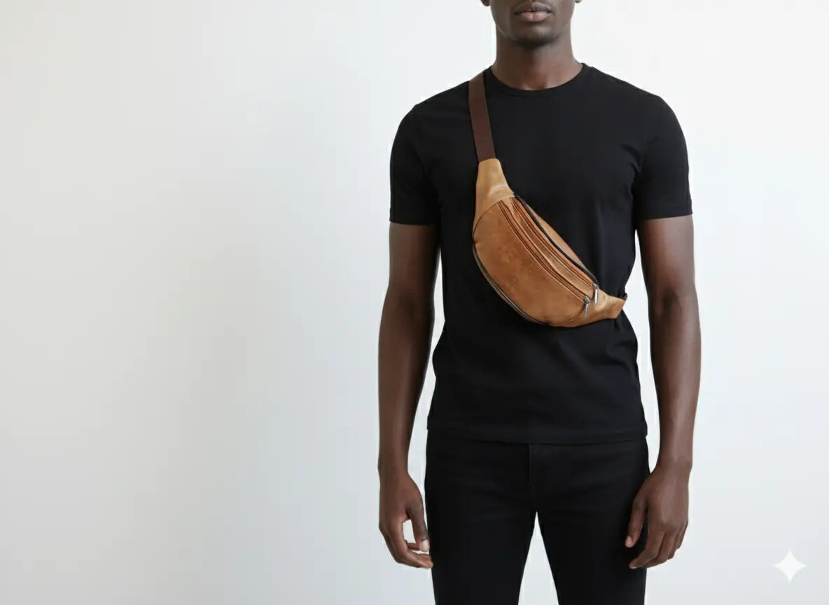 Sac banane Marrakchi en cuir GangGang My Store