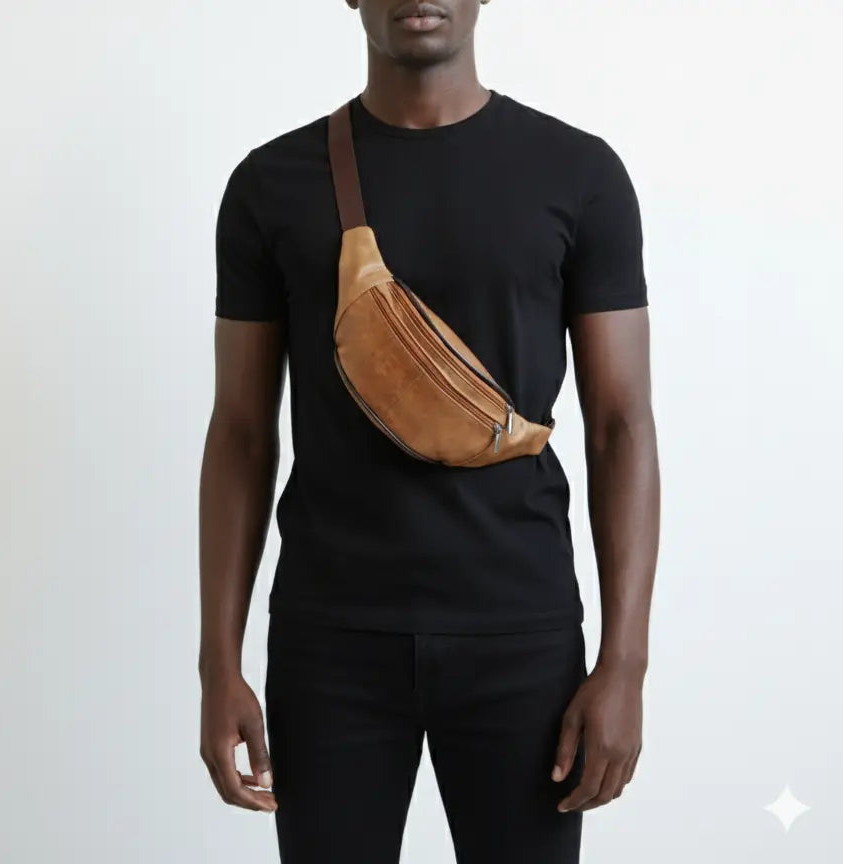 Sac banane Marrakchi en cuir GangGang My Store