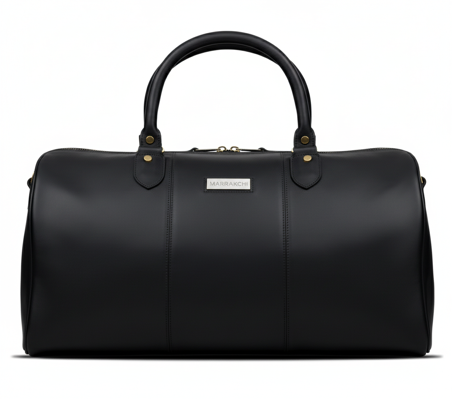 Aristocrat par Marrakchi Sac de voyage en cuir noir My Store