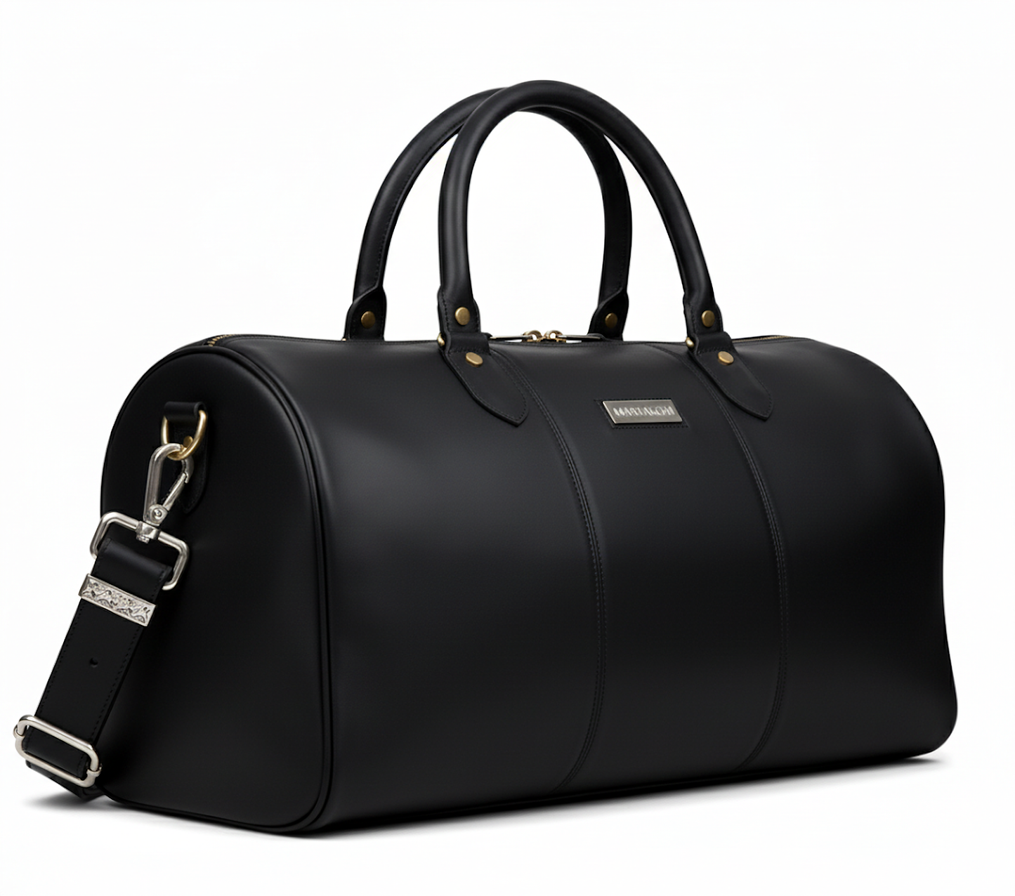 Aristocrat par Marrakchi Sac de voyage en cuir noir My Store