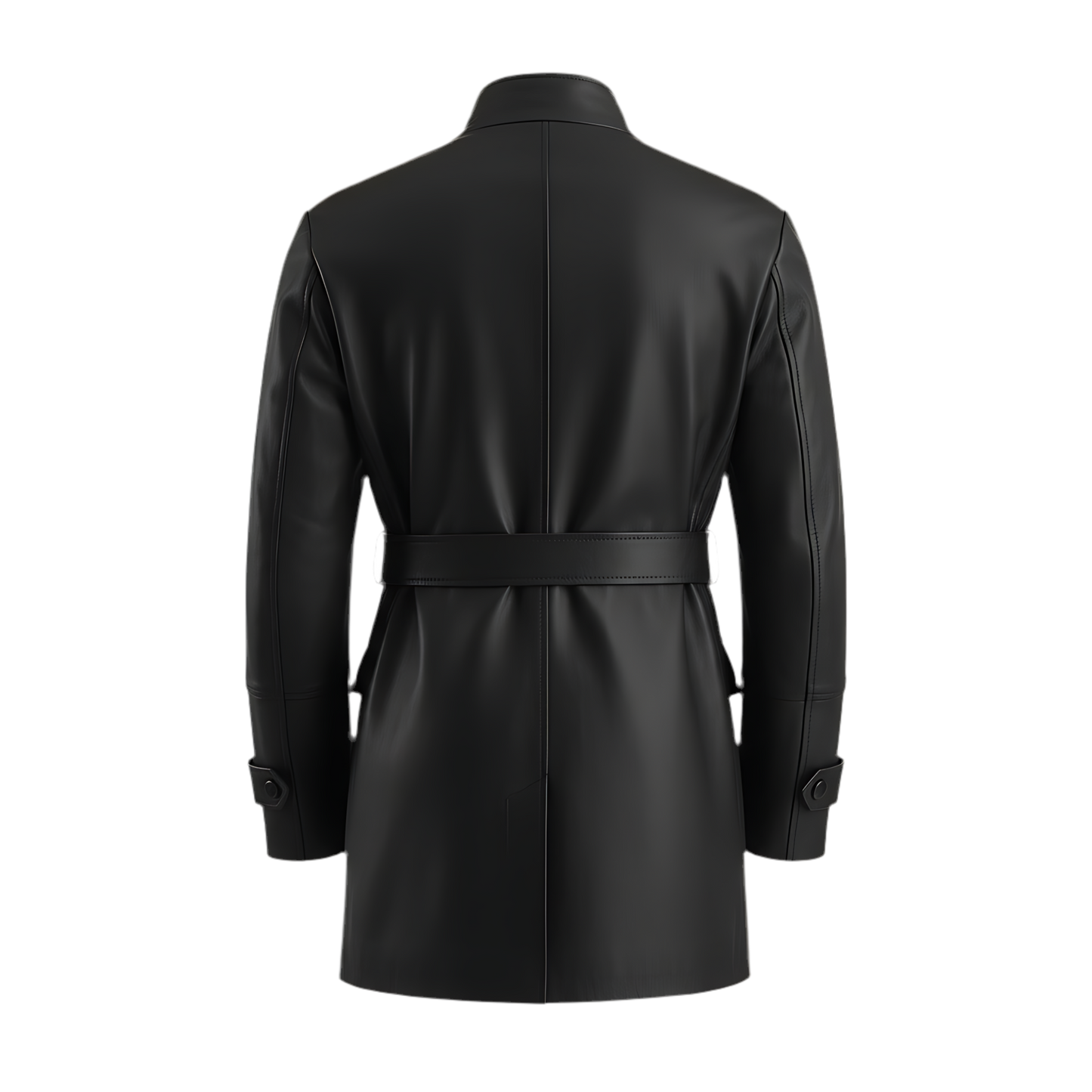 MARRAKCHI Veste en daim noir Rolf Marrakchi