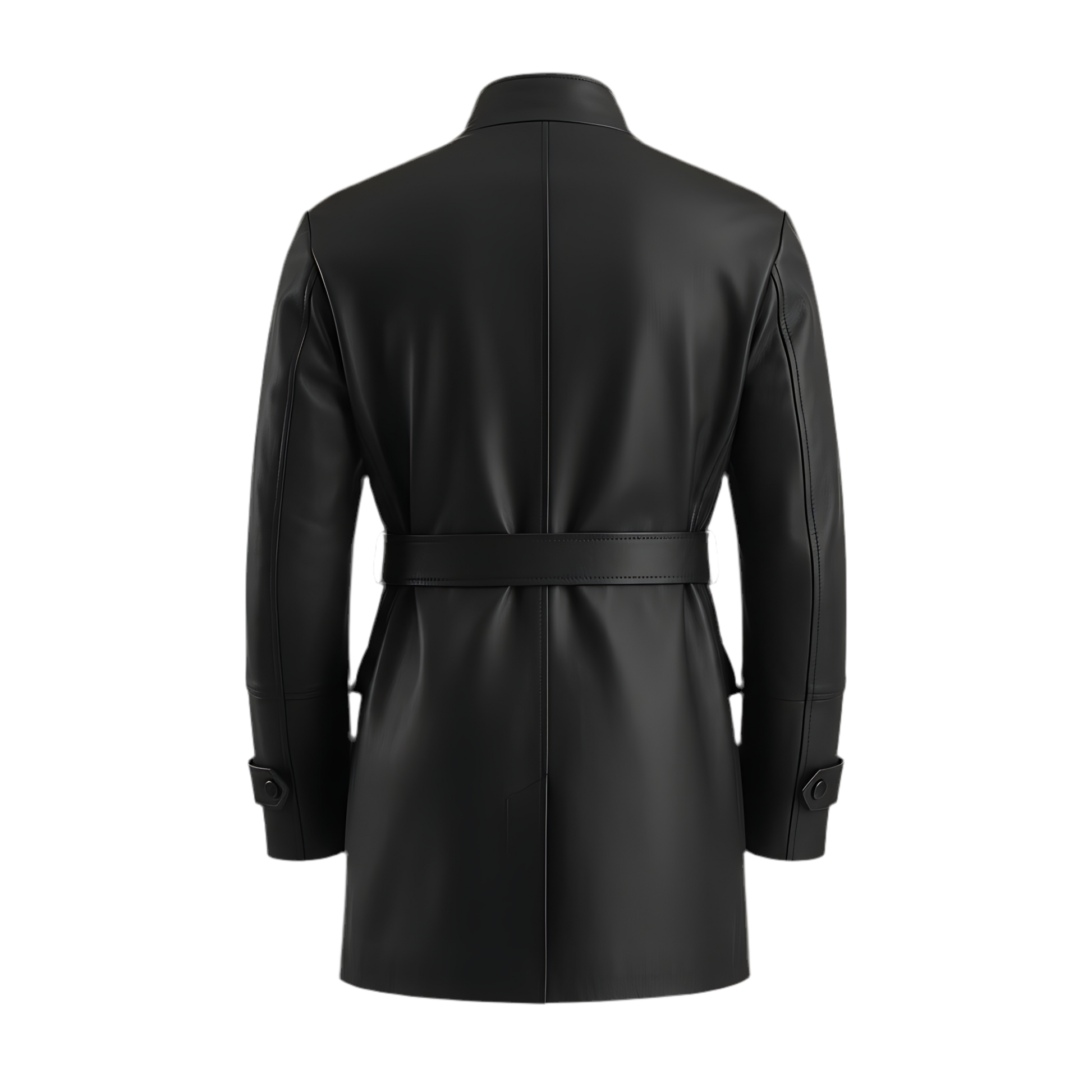 MARRAKCHI Veste en daim noir Rolf Marrakchi