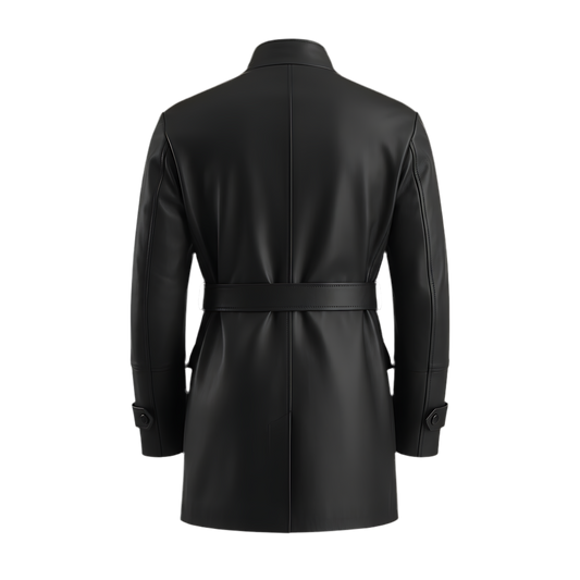 MARRAKCHI Veste en daim noir Rolf Marrakchi