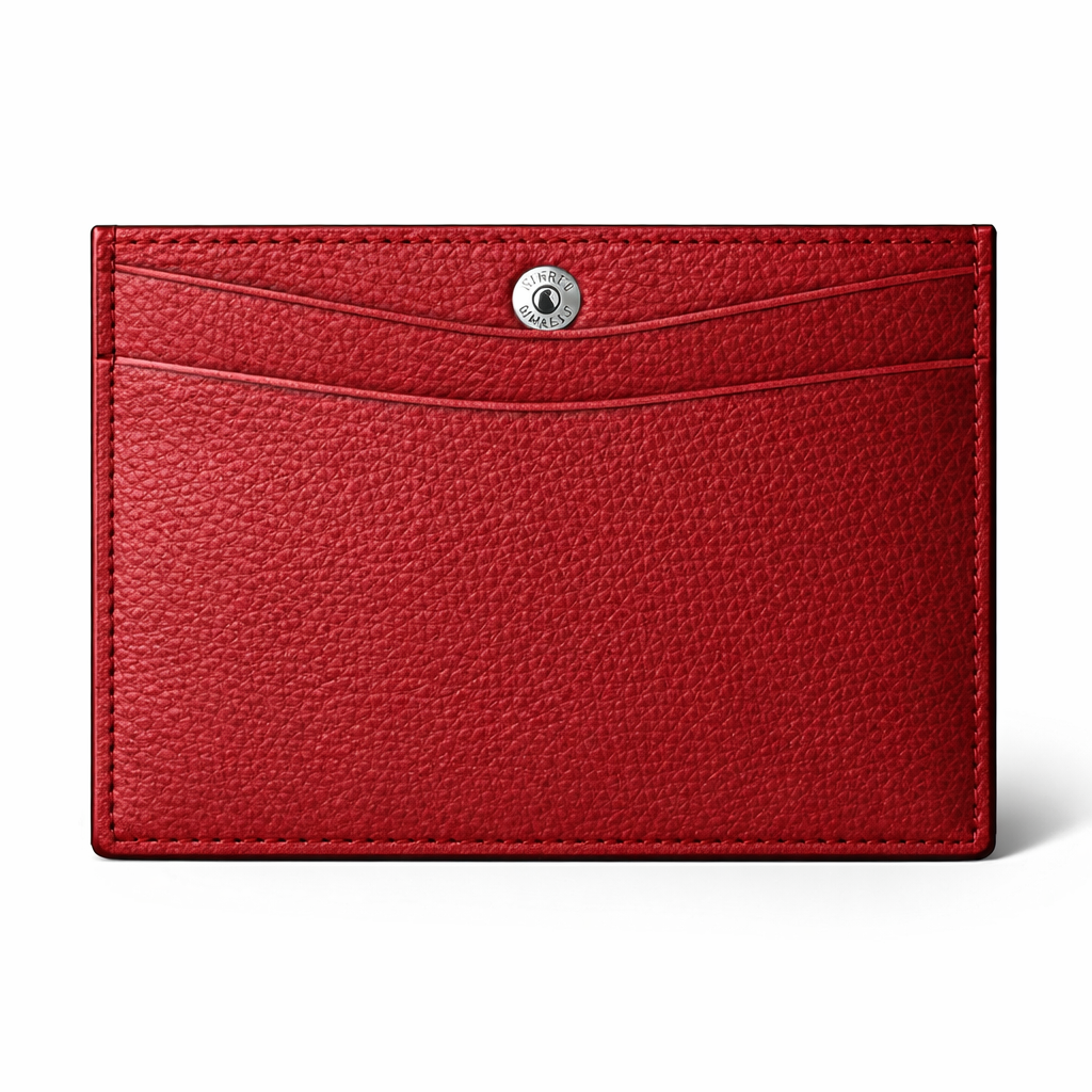 Porte-cartes en cuir MRKSHI Atlas Lion –  rouges