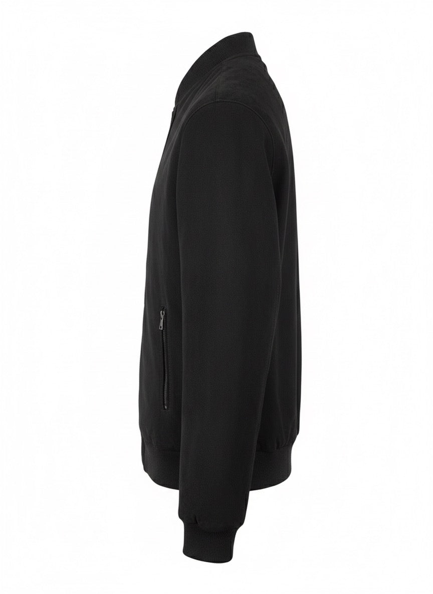 Cristian – Blouson homme en daim | Élégant & Sportif | 100 % cuir véritable