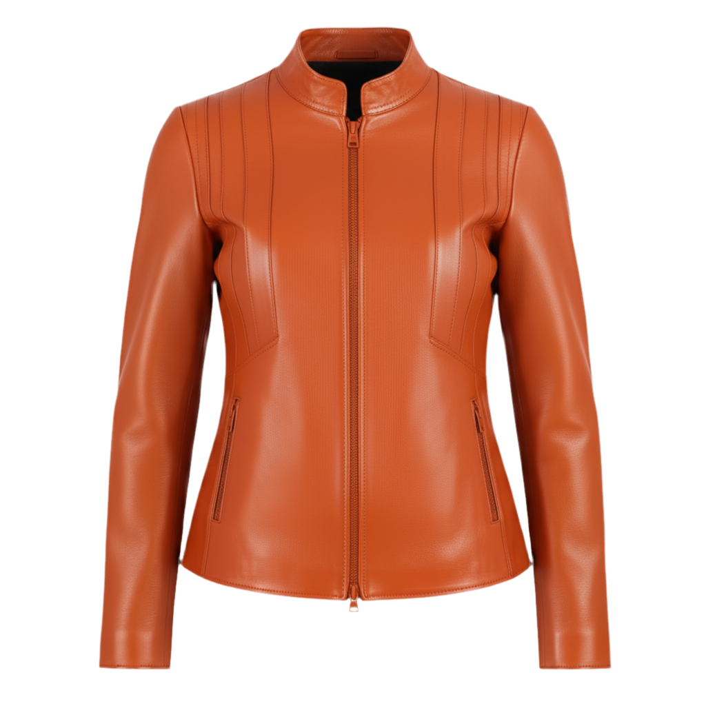 Veste en cuir d'agneau DUCE
