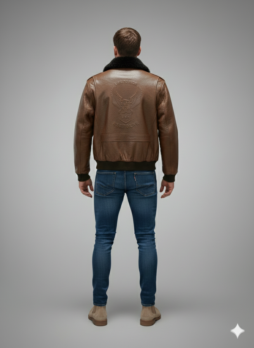 Eagle Rider – Veste en Cuir Premium 2026