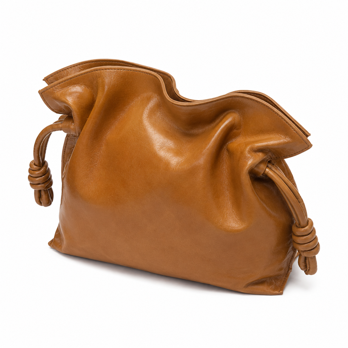 Pochette Flamenco en cuir de veau Nappa