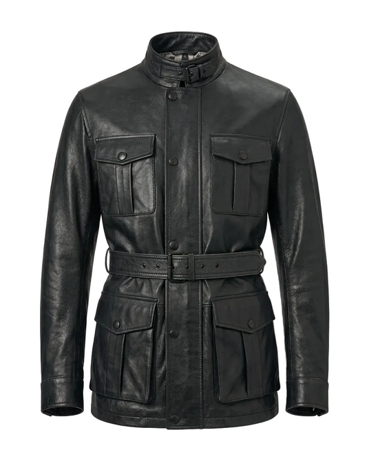 Leather jacket men 
