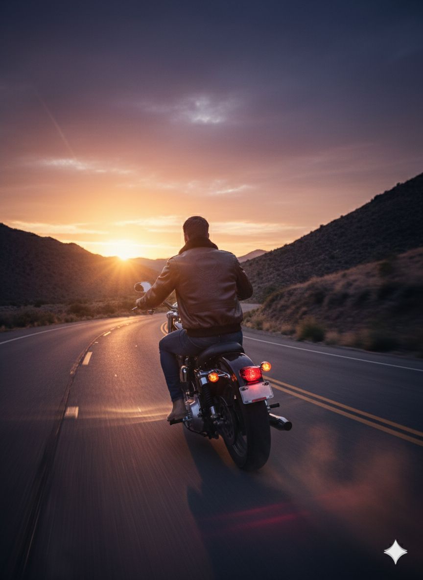 Eagle Rider – Veste en Cuir Premium 2026