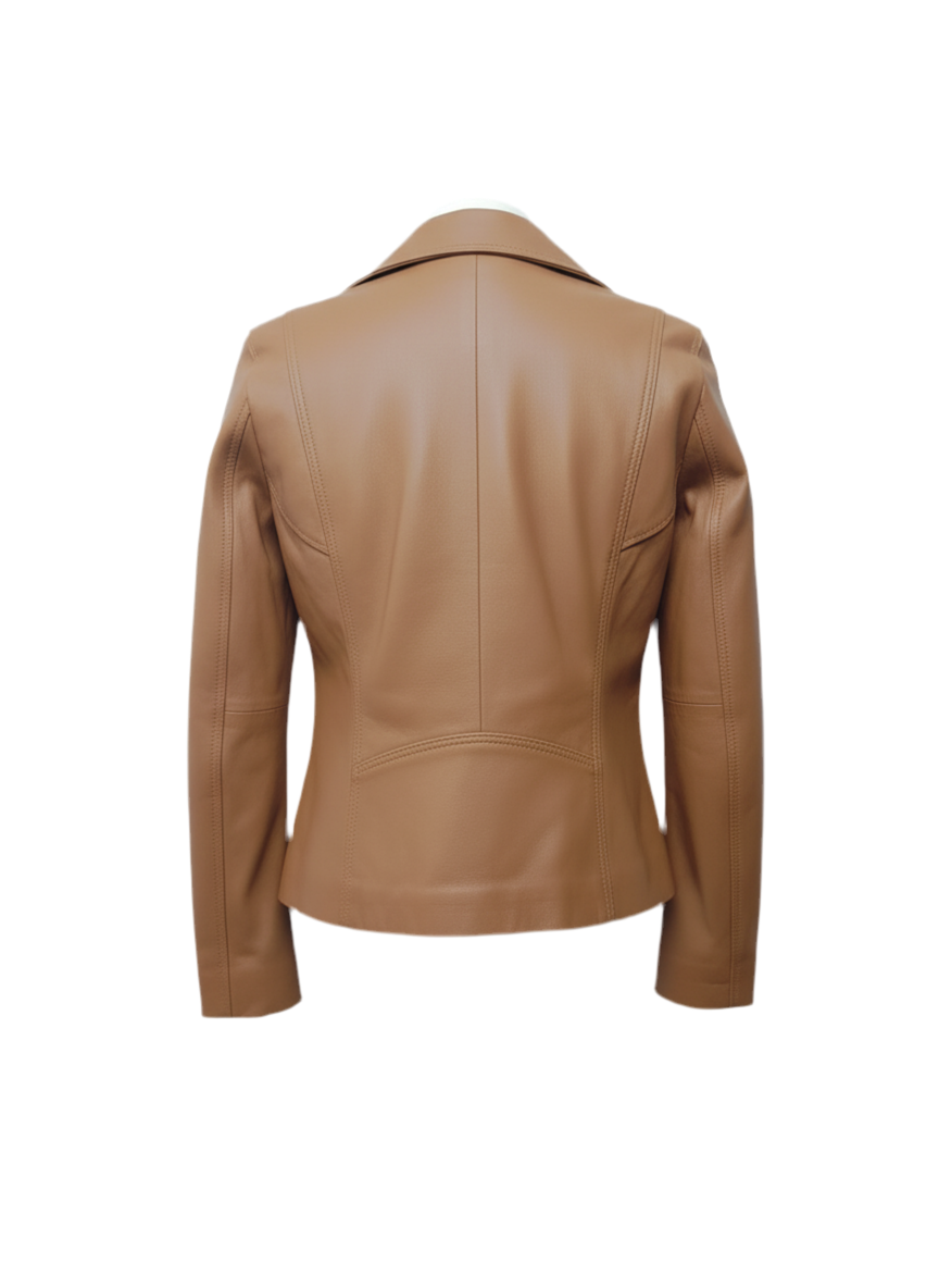Veste en cuir d’agneau – Malika