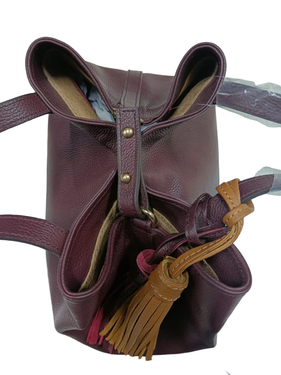 Pochette Vulkao en cuir de veau Nappa