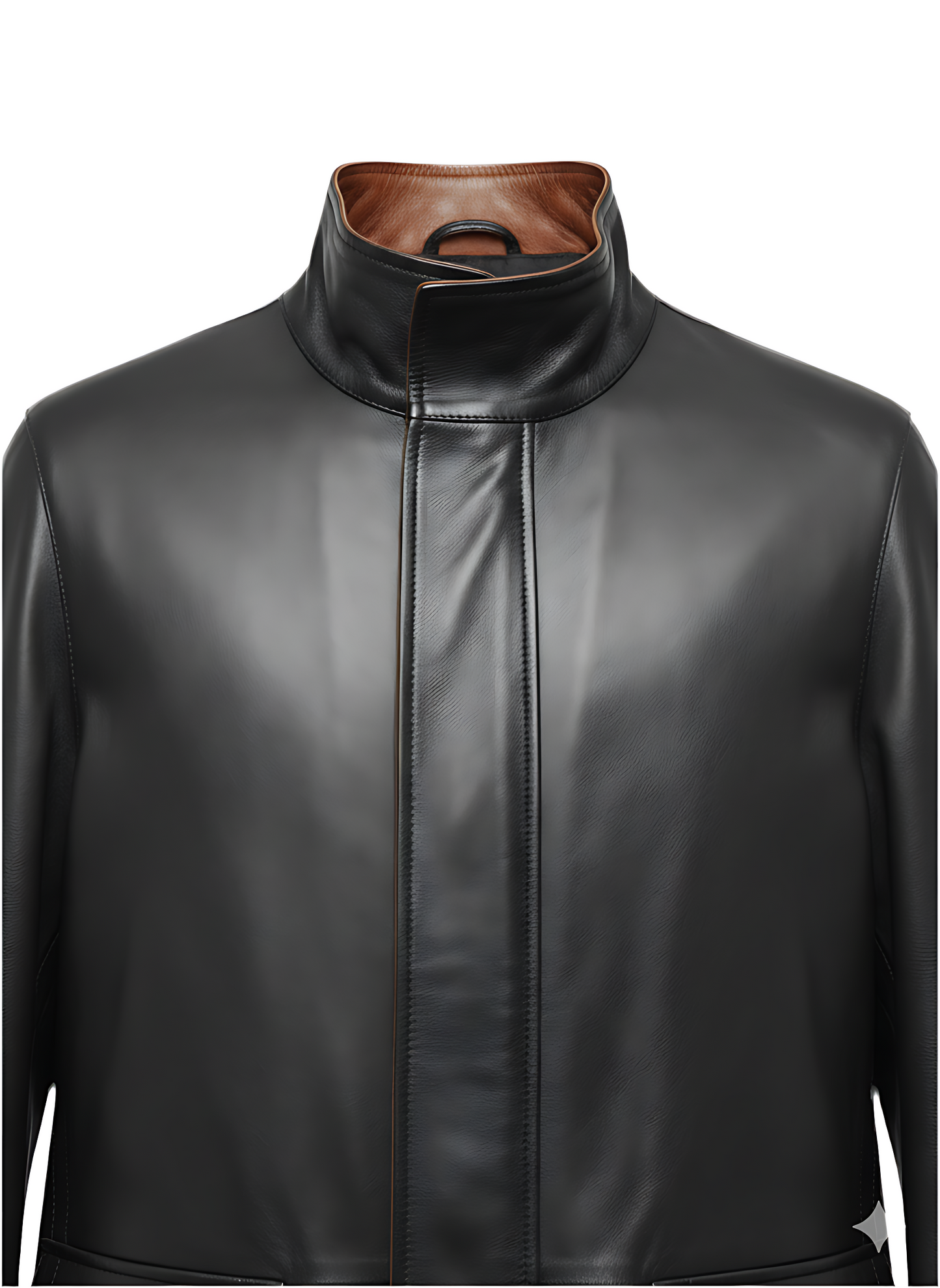 Manteau long pour homme en cuir noir – Canada