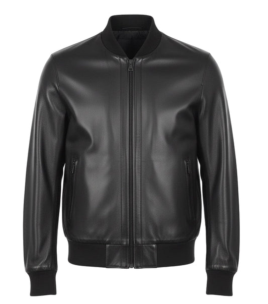 Lantern – Veste homme en cuir lisse brillant | Modèle 2026