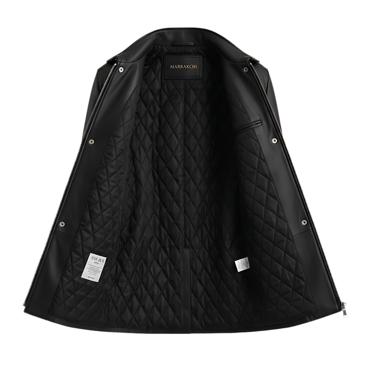 MARRAKCHI Veste en daim noir Rolf Marrakchi