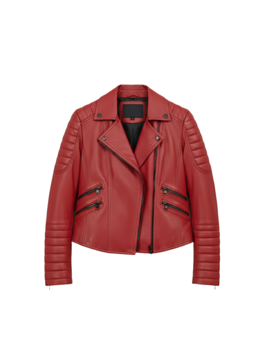 Veste en cuir d’agneau – Majida