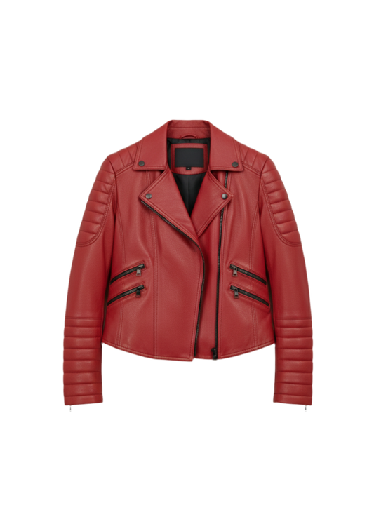 Veste en cuir d’agneau – Majida