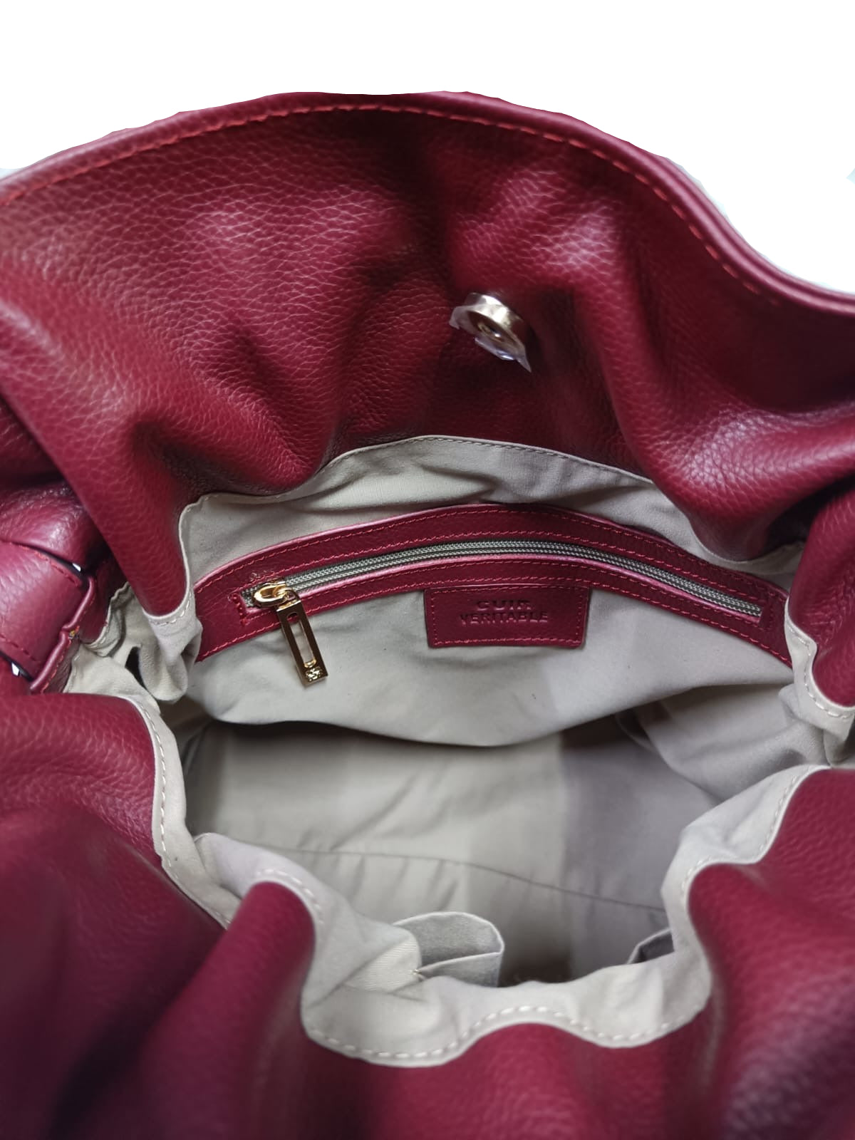 Pochette Flamenco en cuir de veau Nappa