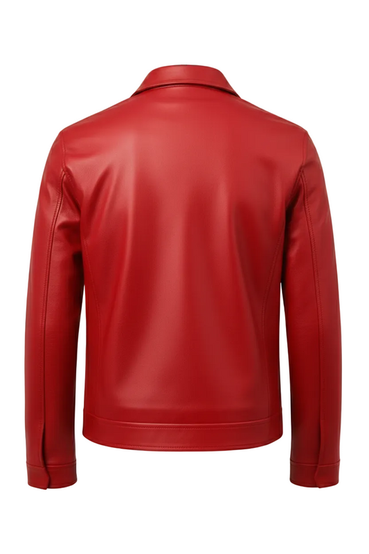 La Veste en cuir d'agneau - Casablanca