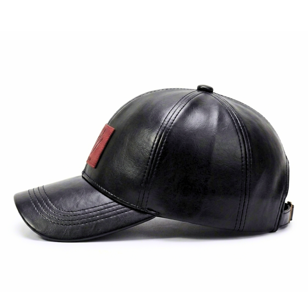 MRKSHI Ultra Atlas Casquette Cuir – Signature