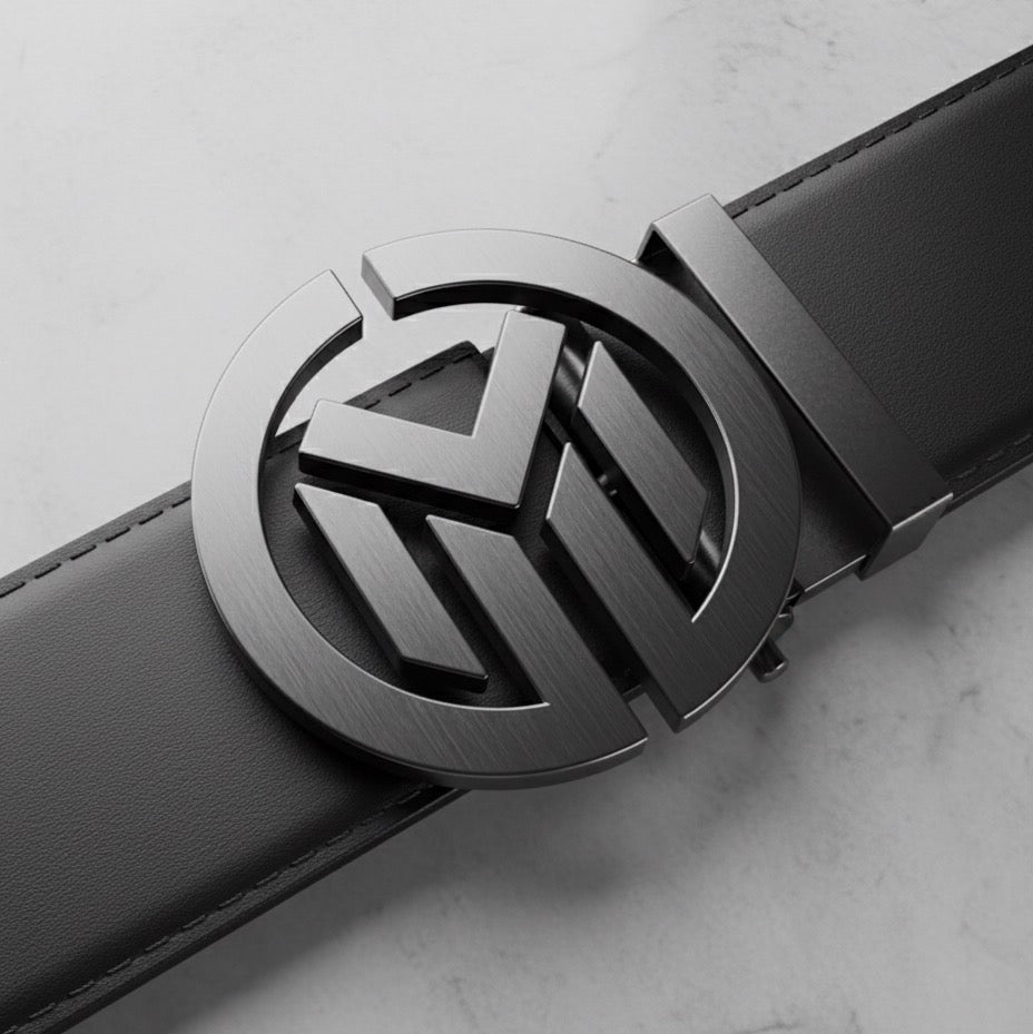 Nuit Saharienne Marrakchi Signature Belt 32 mm - Black | Golden Buckle