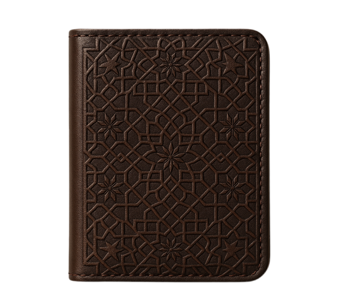 Porte cartes en cuir Marrakchi Zelijj Marrakchi