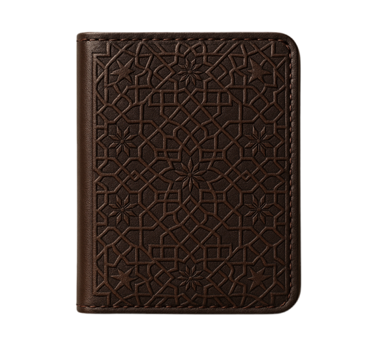 Porte cartes en cuir Marrakchi Zelijj Marrakchi