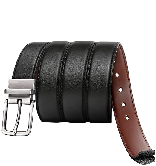 Ceinture réversible en cuir pour homme
