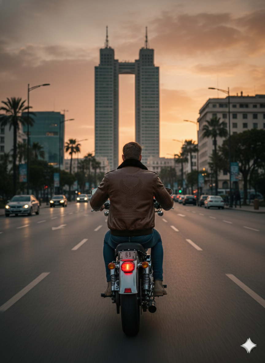 Eagle Rider – Veste en Cuir Premium 2026