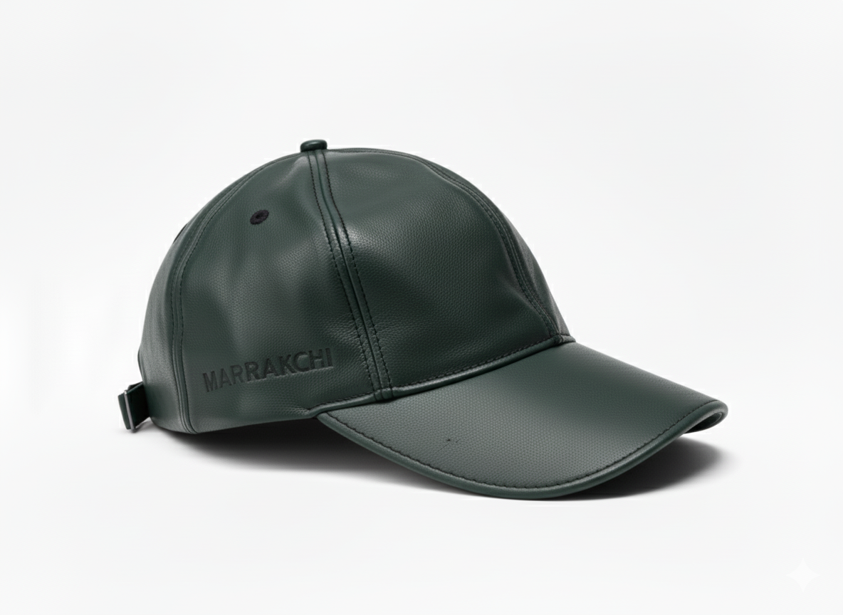 Casquette de baseball en cuir, différentes couleurs - Marrakchi