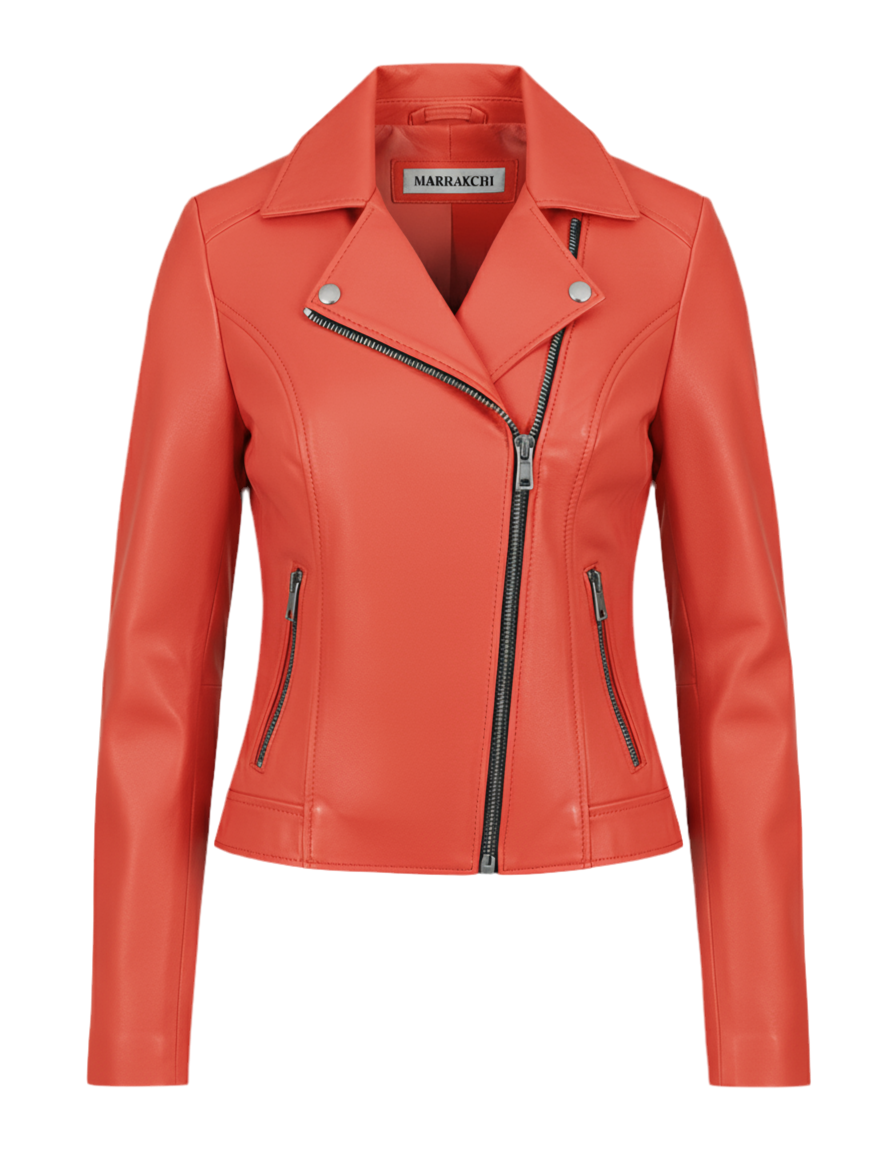Veste en cuir d’agneau – Malika