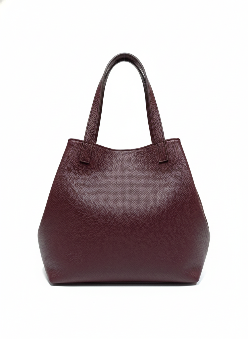 Pochette Vulkao en cuir de veau Nappa