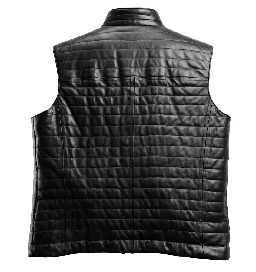 Gilet en cuir homme premium – cuir véritable, style élégant et intemporel