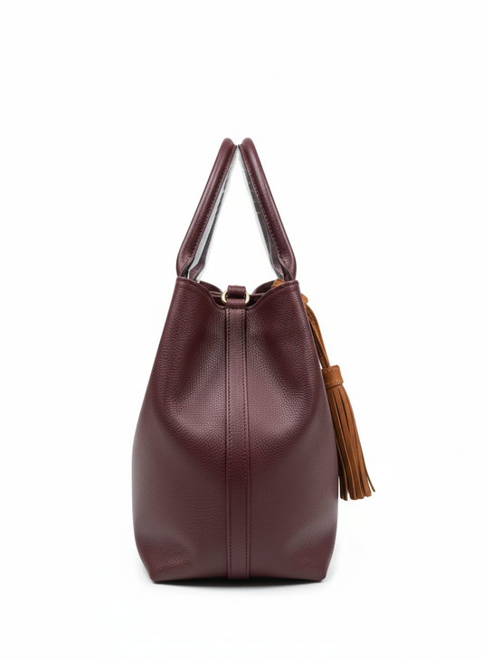 Pochette Vulkao en cuir de veau Nappa