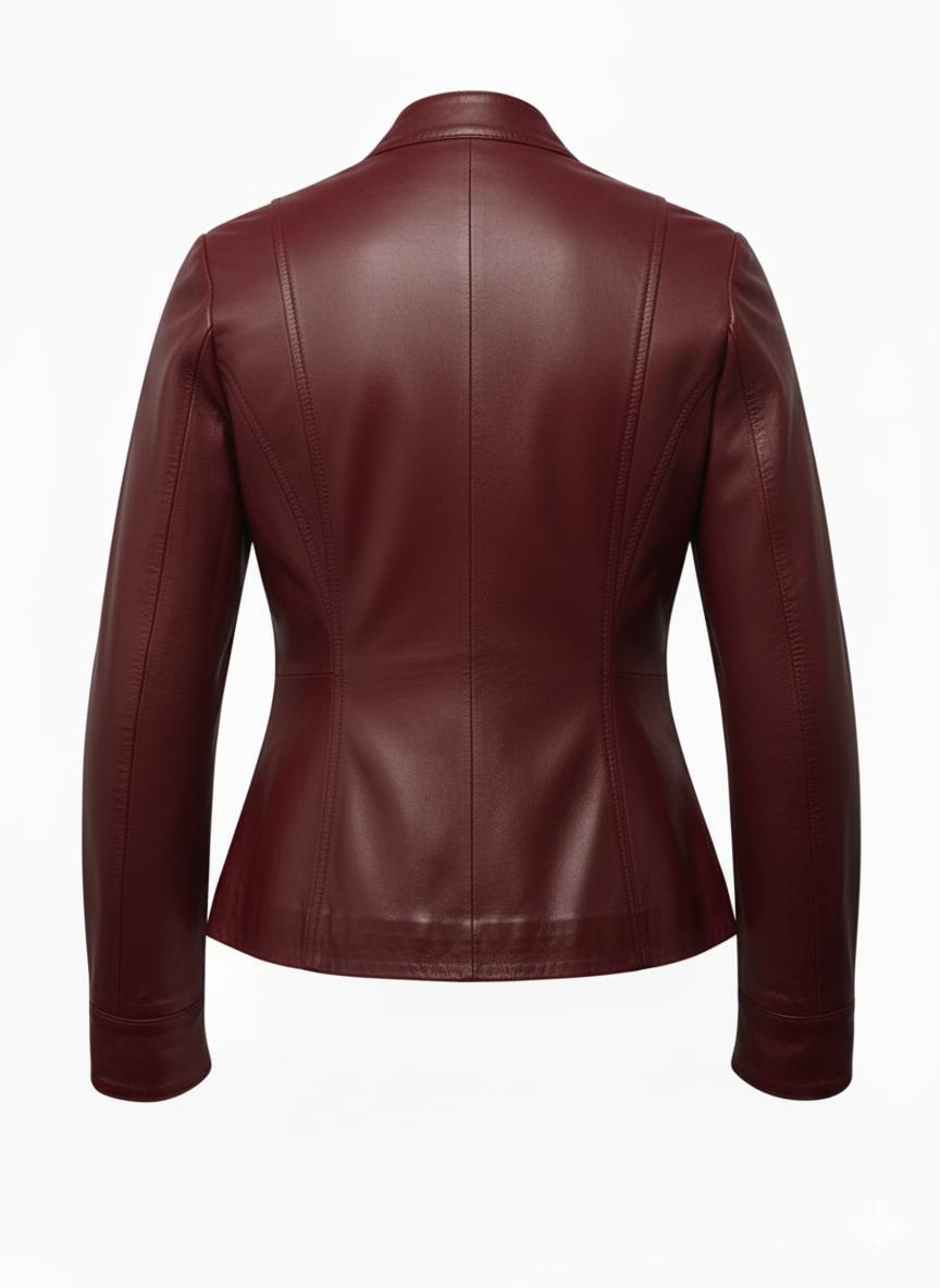 Veste en cuir d'agneau DUCE