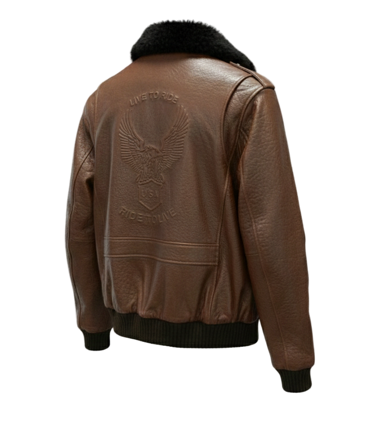 Eagle Rider – Veste en Cuir Premium 2026