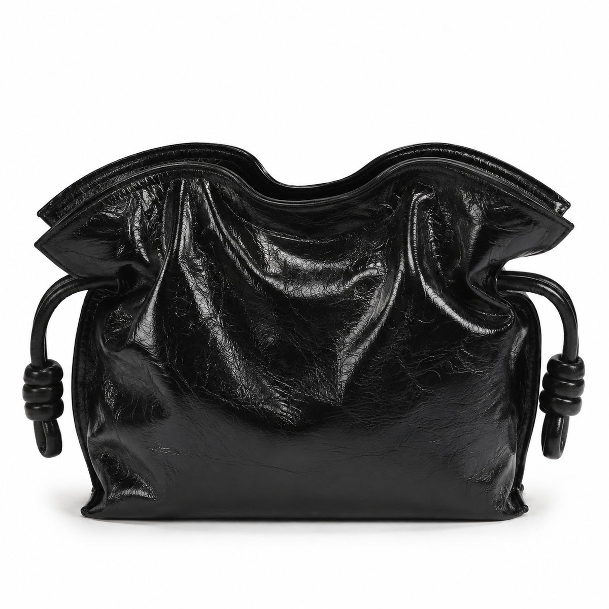 Pochette Flamenco en cuir de veau Nappa