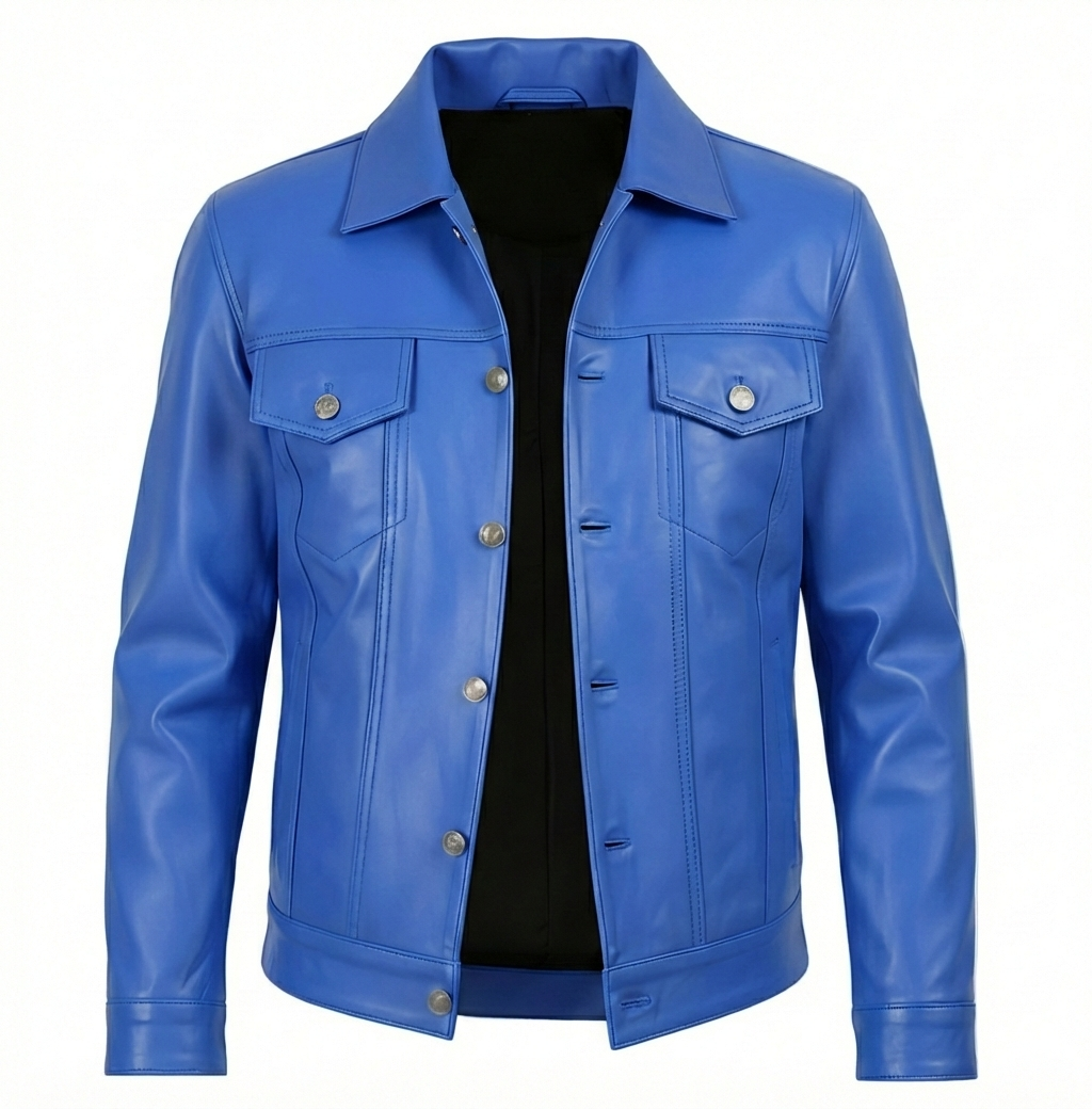 La veste en Cuir d'agneau