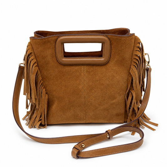 Sac à main MRKSHI en daim véritable