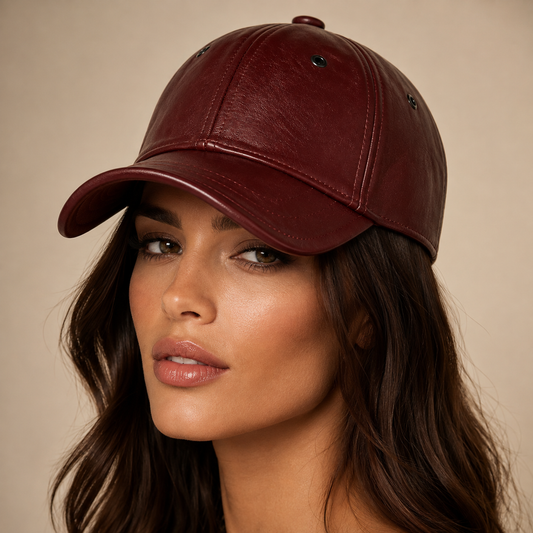 Casquette de baseball en cuir, différentes couleurs