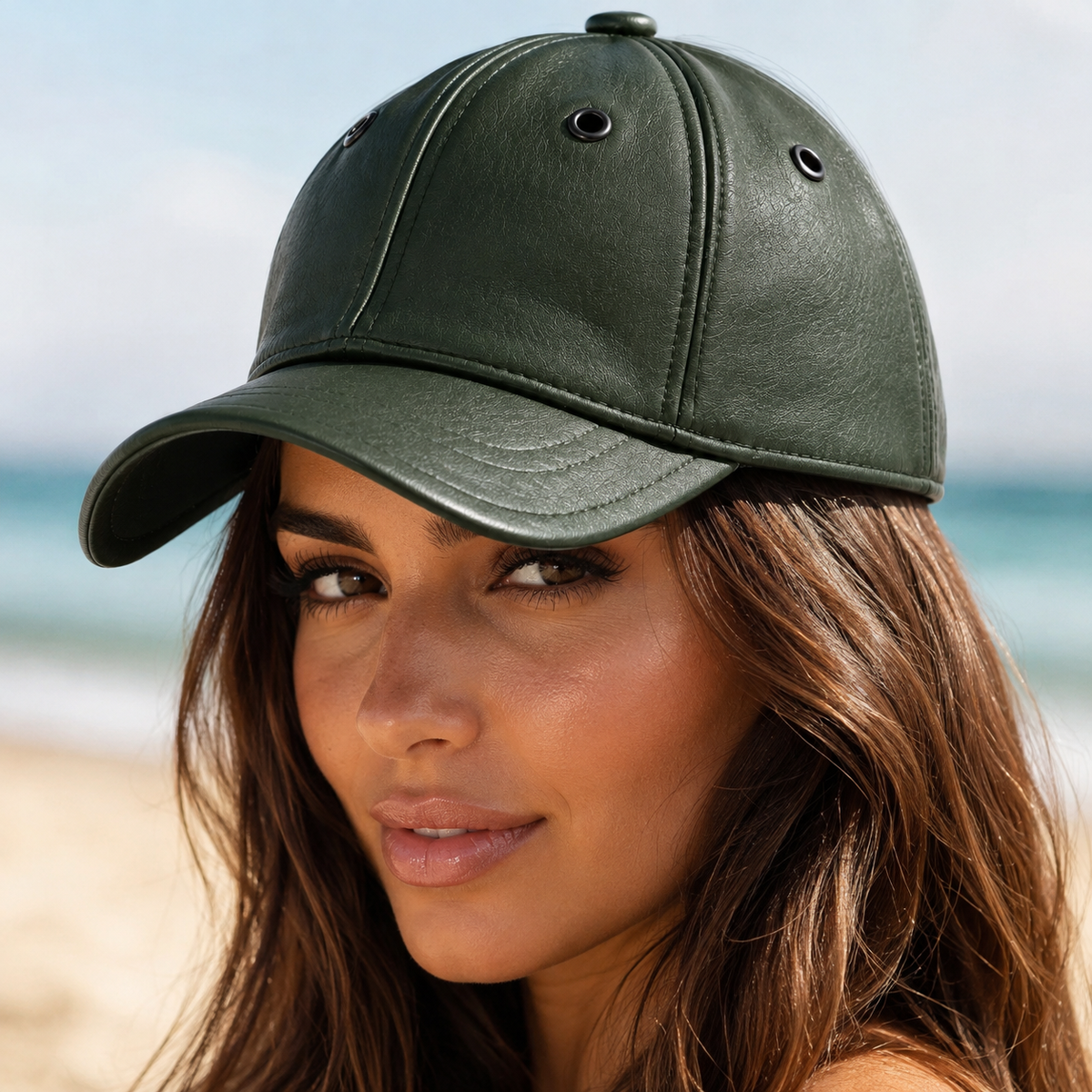 Casquette de baseball en cuir, différentes couleurs