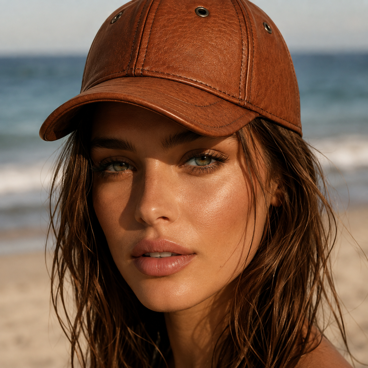 Casquette de baseball en cuir, différentes couleurs