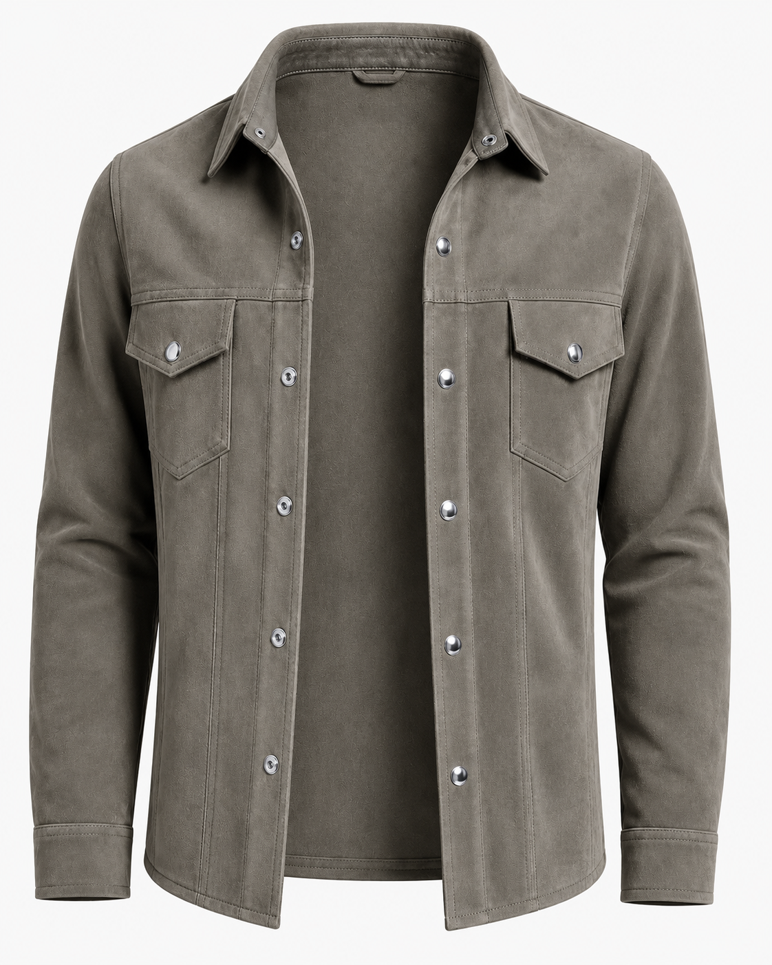 Chemise en Daim Homme Luxe - Surchemise Veste Daim Premium