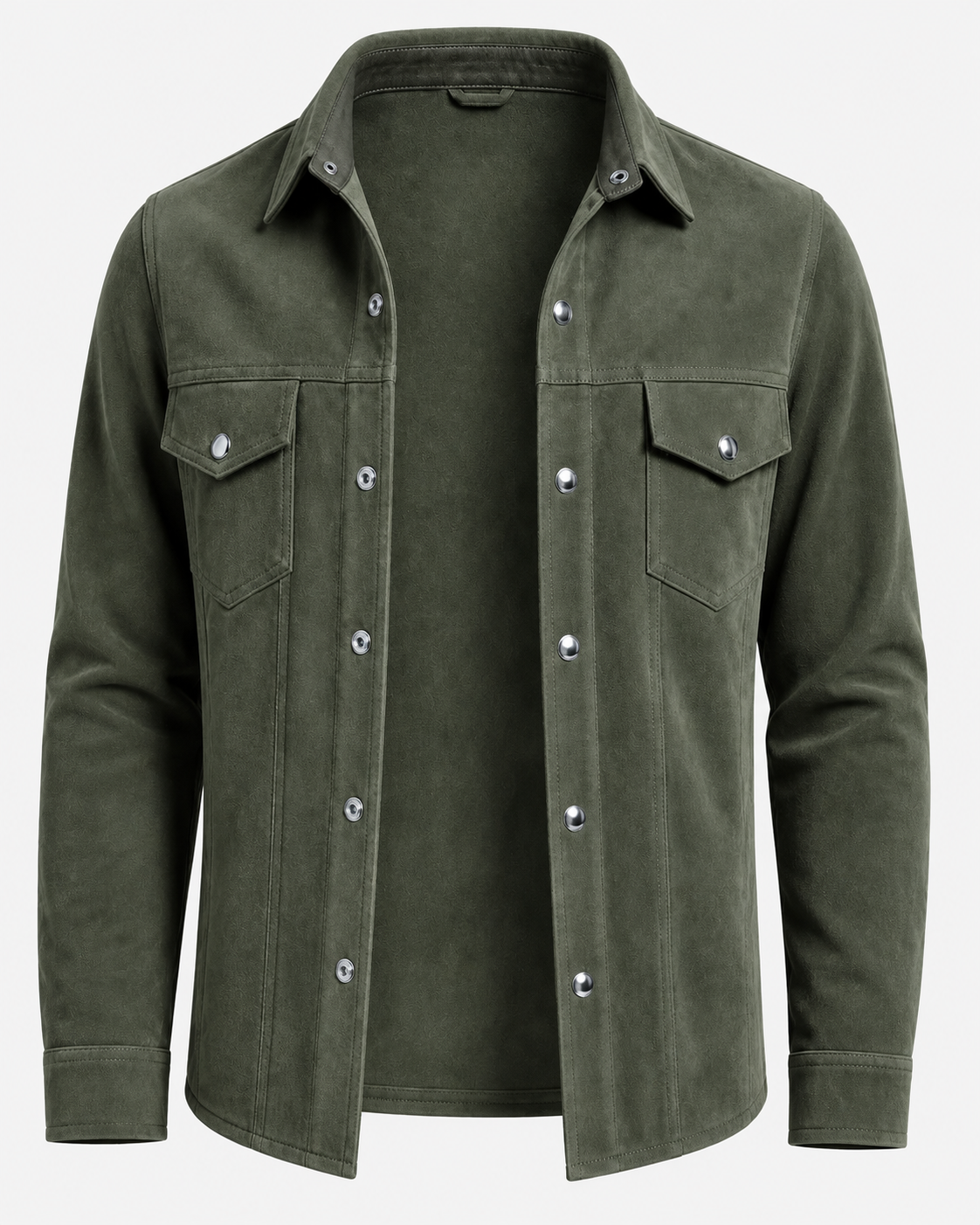 Chemise en Daim Homme Luxe - Surchemise Veste Daim Premium