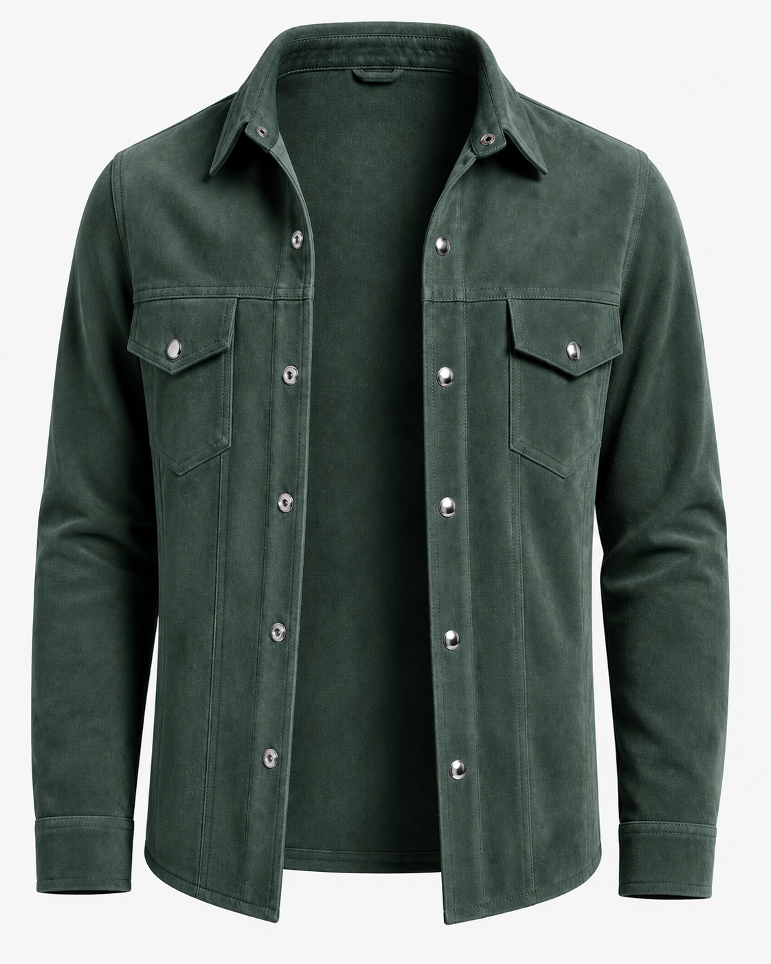 Chemise en Daim Homme Luxe - Surchemise Veste Daim Premium