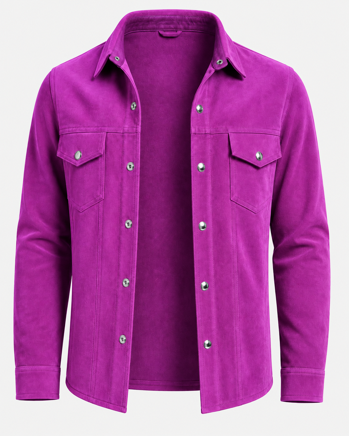 Chemise en Daim Homme Luxe - Surchemise Veste Daim Premium