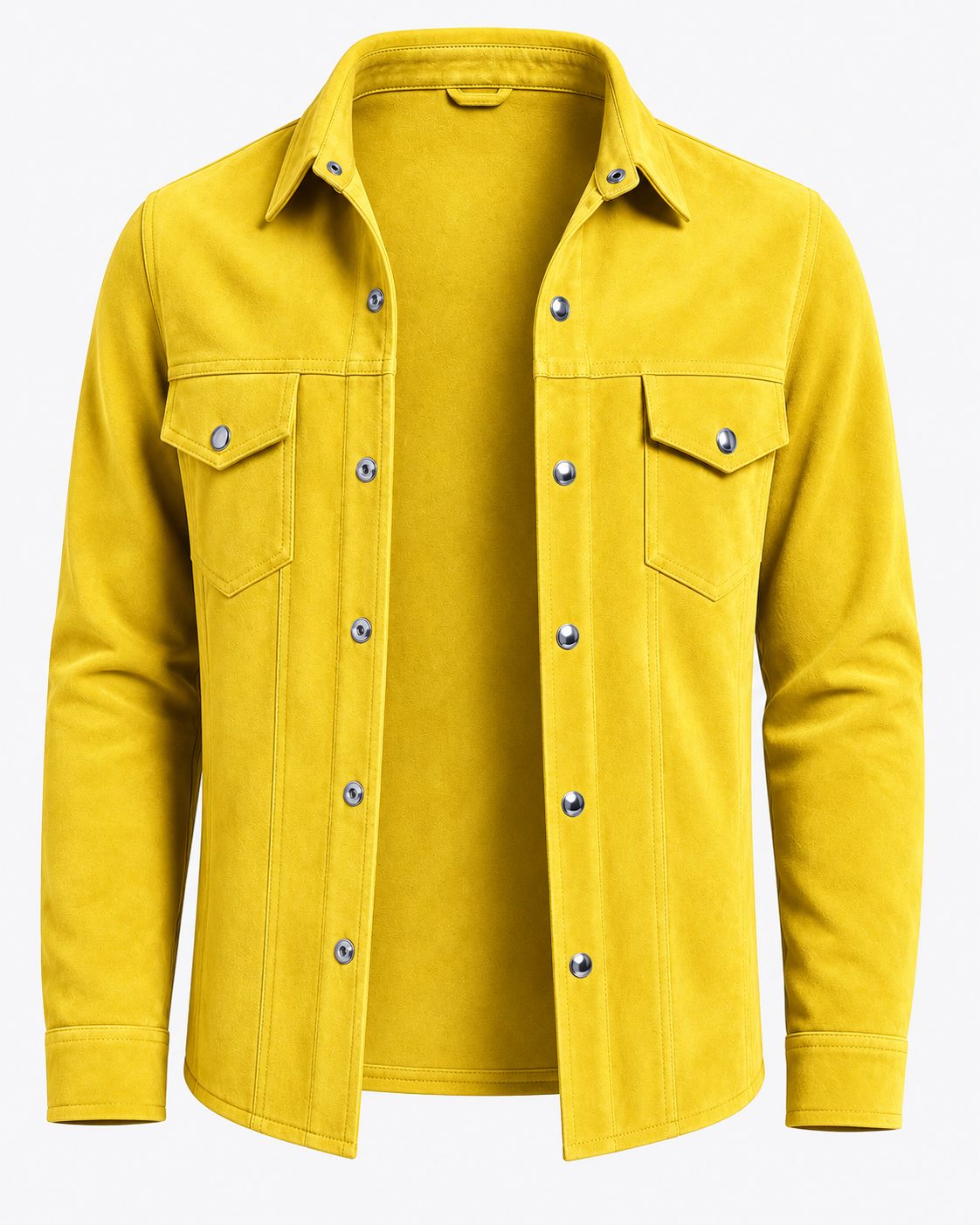 Chemise en Daim Homme Luxe - Surchemise Veste Daim Premium